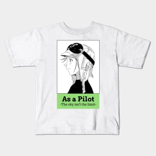 Pilot Anime Kids T-Shirt